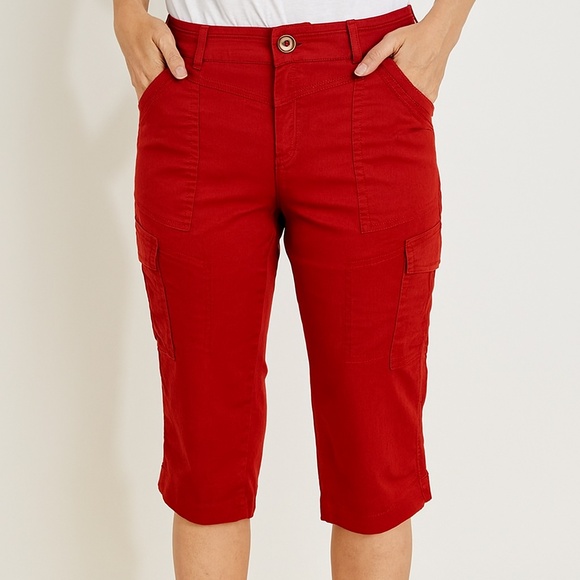 Jolt Capri Pants Red Size 11 EUC - Picture 1 of 7